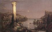 Thomas Cole The Course of Empire:Desolation (mk43) oil painting